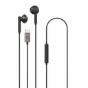 Auricolare Type-c con microfono e tasto di controllo volume, Nero