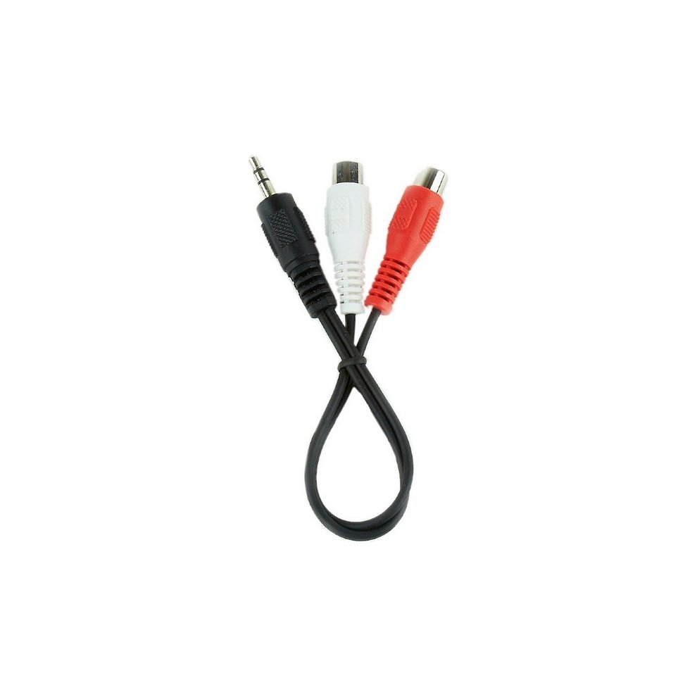 Cablexpert Adattatore 3.5 mm da 2 RCA stereo a audio