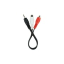 Cablexpert Adattatore 3.5 mm da 2 RCA stereo a audio