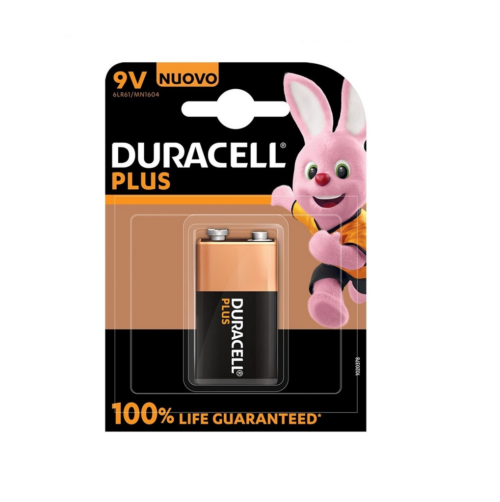 Duracell Plus 100% 9V pluspower bl1