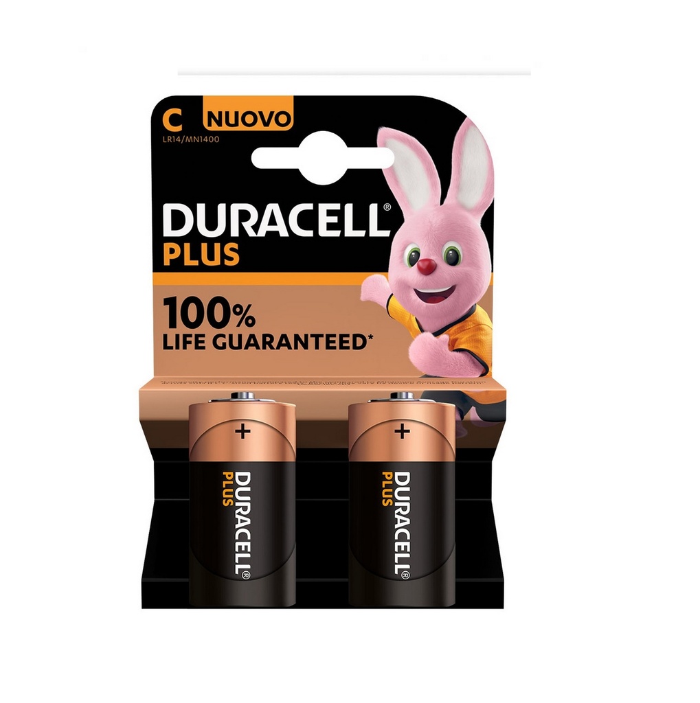 Duracell 100% Mezza Torcia C pluspower boost bl2