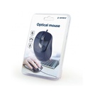 Gembird Mouse usb HD 6 tasti 1600 Dpi ,nero