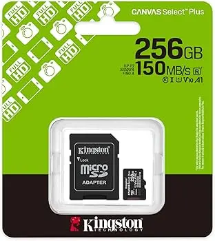 Kingston Micro SD con Adat. 256GB C10