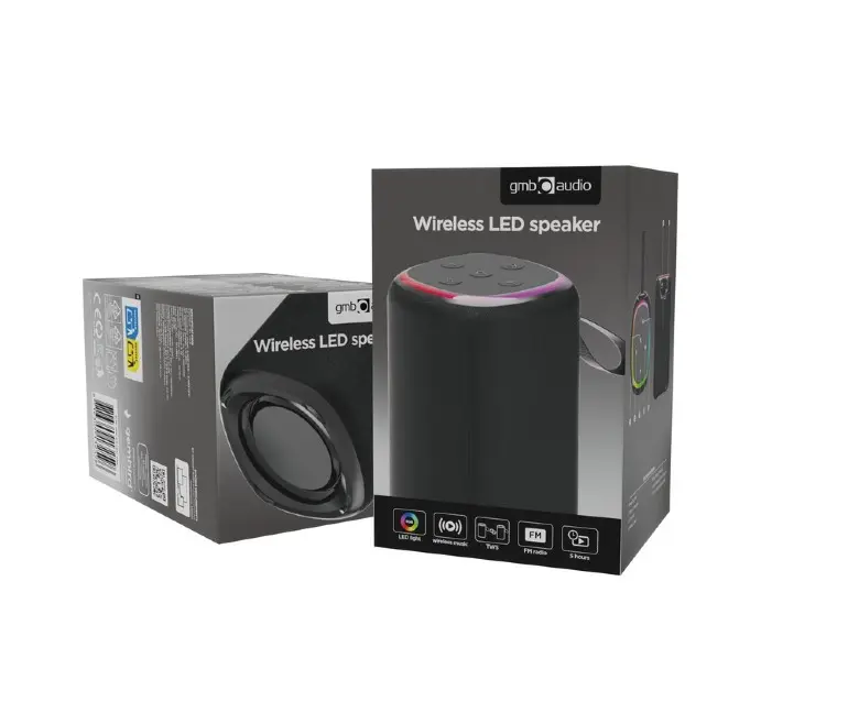 Gembird Altoparlante LED BT 3W