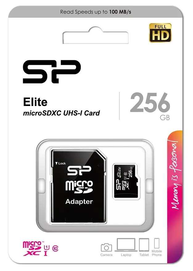 Silicon Power micro sd 256gb c10