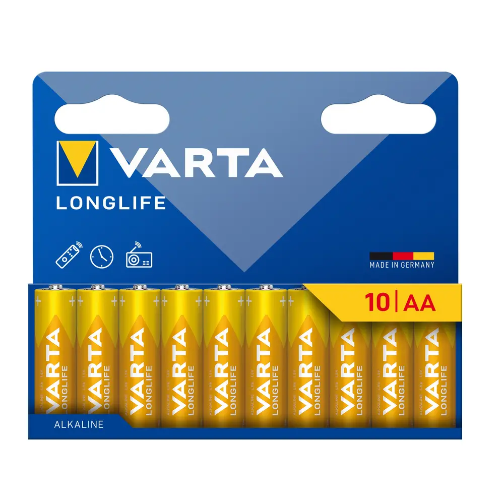 VARTA LONGLIFE AA Bl 10 pz