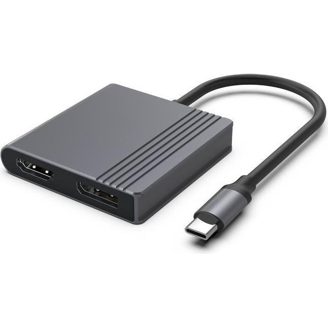 Cablexpert Adatattore da Type C a 1 Hdmi e 1 Displayport