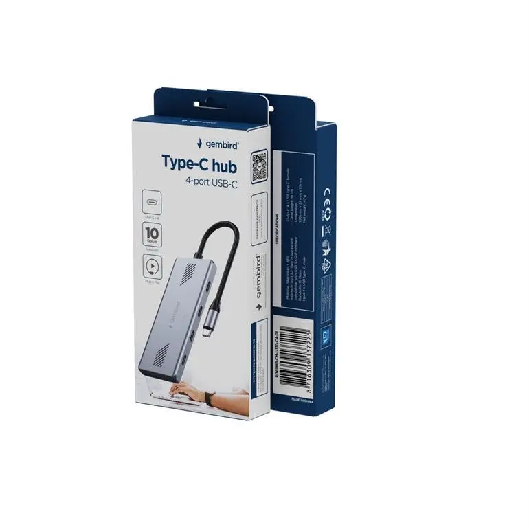 Gembird Switch Usb type-c 4 porte ingresso type-c