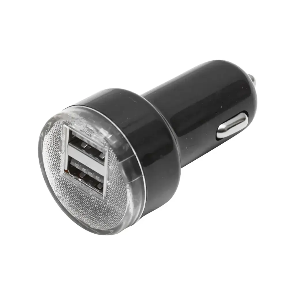 Gembird Caricatore per auto USB a 2 porte, 2,1 A, nero 