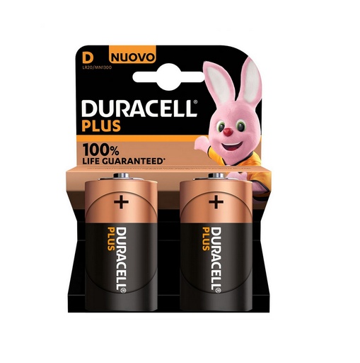 [MN1300] Duracell Pluspower Boost 100% Torcioni D bl2