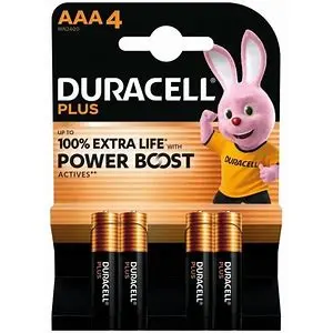 [MN2400P] Duracell Ministilo AAA Pluspower Boost 100%  bl4