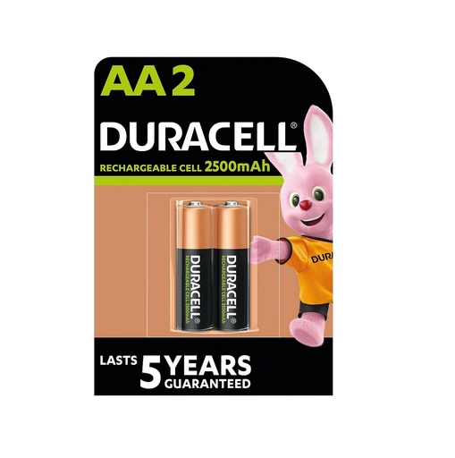 [HR6AA] Duracell Stilo AA ricaricabili 2500mha bl2