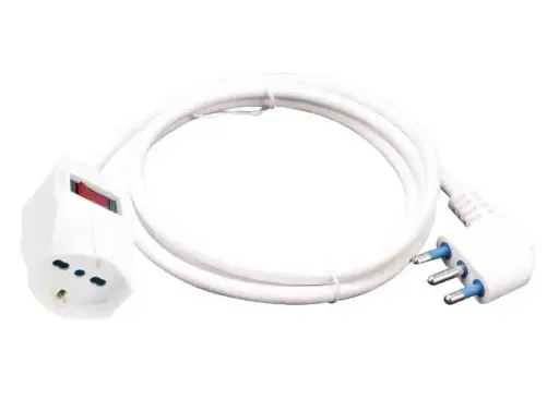 [ES141] Prolunga 10A presa Bipasso/Shuko 3M