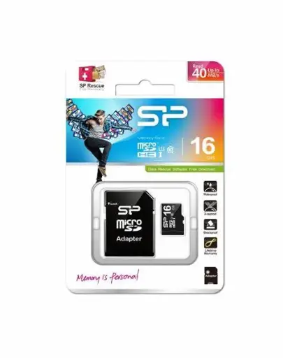 [SP016GBSTH010V10SP] Silicon Power micro sd 16gb c10