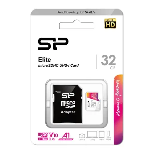 [SP032GBSTHBU1V10SP] Silicon Power micro sd 32gb c10