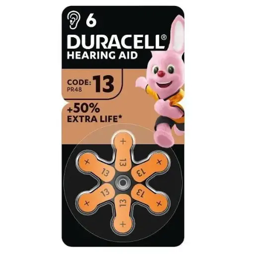 [DU80R1] Duracell Acustica EasyTAB 13 Bl6