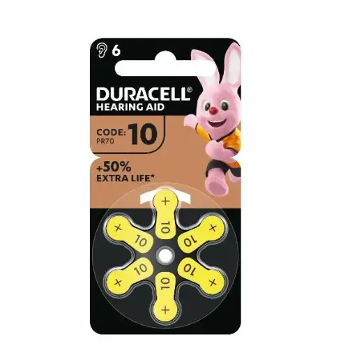 [DU78R1] Duracell Acustica EasyTAB 10 Bl6 