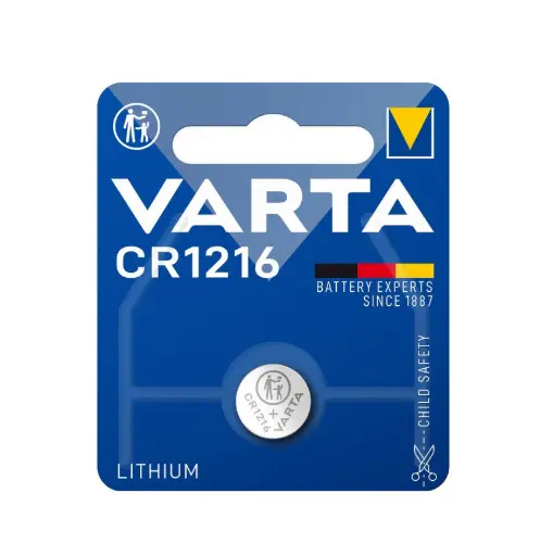 [06216101401] VARTA LITHIUM Coin CR1216 Bl1 pz