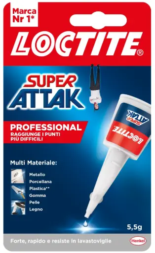[2632231] Colla Loctite Super Attak Professional 5.5gr