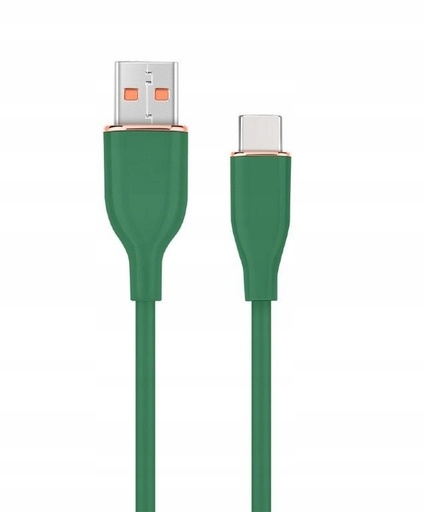 [CC-USB2S-AMCM-1.5M-G] Cablexpert Cavo 1,5m Usb e type-c in Silicone Verde scuro